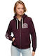 College Women's Sweatshirt Hooded Purple
