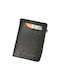 Pierre Cardin Men's Leather Card Wallet with RFID Black