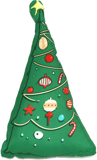 Christmas Decorative Pillow Figure Green 25x47cm