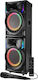 Soundmagic Ηχείο Karaoke με Ενσύρματo Μικρόφωνο και Εφέ Φωτισμού SoundMagic 500 Μαύρο
