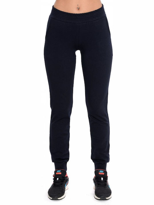 Target Pantaloni de trening pentru femei cu cauciuc Blue