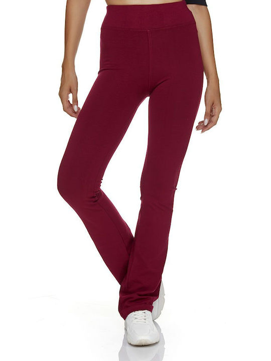 Bodymove Jazz Damen-Sweatpants Μπορντό