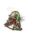 XMASfest Christmas Bell Ornament Red