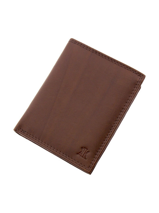 Kappa Men's Leather Wallet Brown