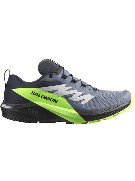 Salomon Sense Ride 5 Sport Shoes Trail Running Black Waterproof with Gore-Tex Membrane