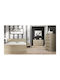 Topeshop Kommode Schlafzimmer Holz mit 5 Schubladen Sonoma 70x40x112cm