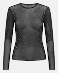 Only Women's Blouse Long Sleeve Black