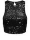 Only Women's Crop Top Sleeveless Black