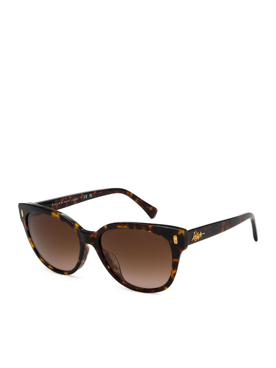 Ralph Lauren Women's Sunglasses with Brown Tartaruga Plastic Frame and Brown Gradient Lens RA5305U 500313