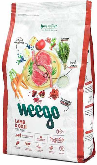 Weego Tasty 12kg Dry Food with Few Grains for Adult Dogs with Lamb