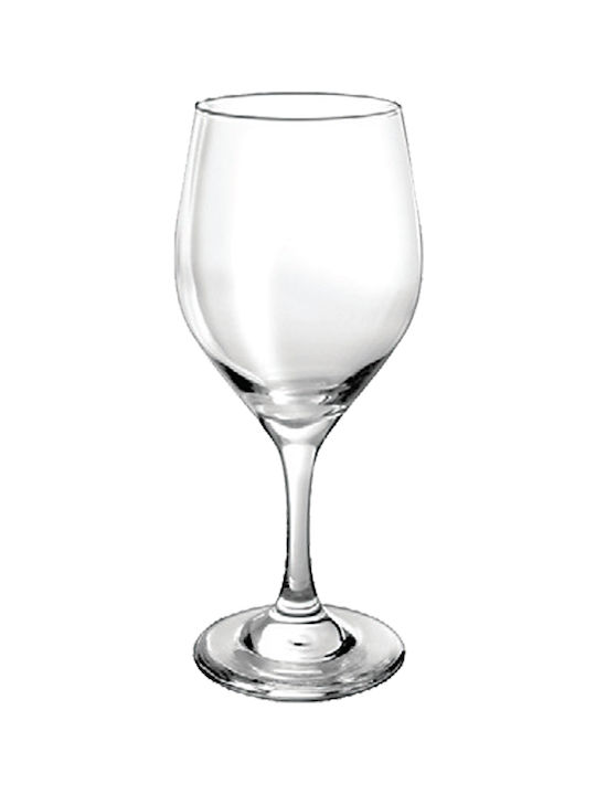 Borgonovo Ducale Glass Set for White Wine made of Glass Stacked 470ml 6pcs