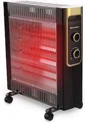 HomeVero Quartz Heater with Thermostat 2200W