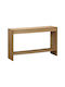 Focused Wooden Console Table Natural L120xW35xH74cm