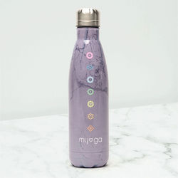 Myga Myga Chakra Sports Water Bottle 500ml Purple Myga Myga Chakra Sports Water Bottle 500ml Purple