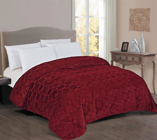 Dimcol Комбинирано одеяло Единичен 160x220бр 1830 Бордо