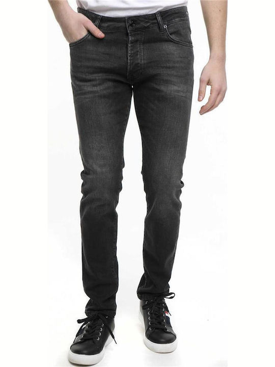 Jeans Store Company Παντελόνι Τζιν Regular Fit Μαύρο
