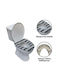 Fabric Toilet Seat Gray