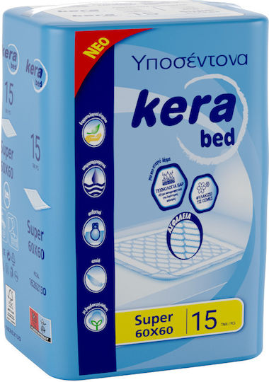 Kera Bed Super Incontinence Underpads Super 60x60cm 15pcs