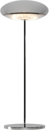 Ready Broggi Nuvola Metall Tischlampe LED mit Gray Schirm und Basis