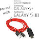 Cable HDMI male - MHL 2m Μαύρο