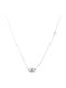 Necklace Eye from White gold 14K
