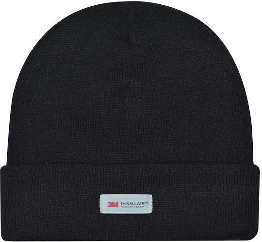 Beanie Unisex Fleece Beanie Gestrickt in Schwarz Farbe