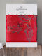 Rythmos Facecloth Christmas 50x90cm Red Weight 500gr/m²