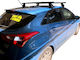 Menabo Steel Car Roof Bars for Hyundai i30 5D Set with Roof Rack Legs Silver