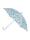 Paw Patrol Kids Curved Handle Umbrella with Diameter 86cm Blue