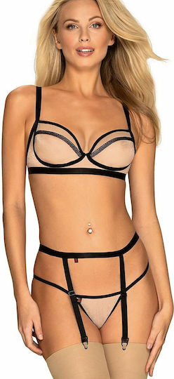 Obsessive Seturi de lenjerie sexy Bej 155831