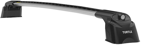Turtle Roof Bars Aluminum Air3 (with Roof Rack Legs and Lock) Silver