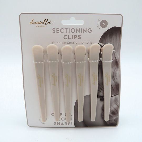 Danielle Creations 6pcs White Hair Pin