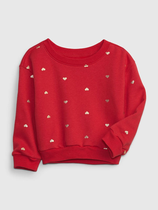 GAP Fleece Kids Sweatshirt Red