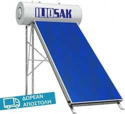 ILIOsak Tinox Ηλιακός Θερμοσίφωνας 120lt Glass Τριπλής Ενέργειας 2τ.μ. Επιλεκτικός