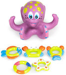 Huanger Octopus With Accessories Bath Toy