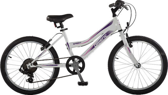 Orient Sprint 20" Bicicletă De Munte Pentru Copii Albă/Violetă