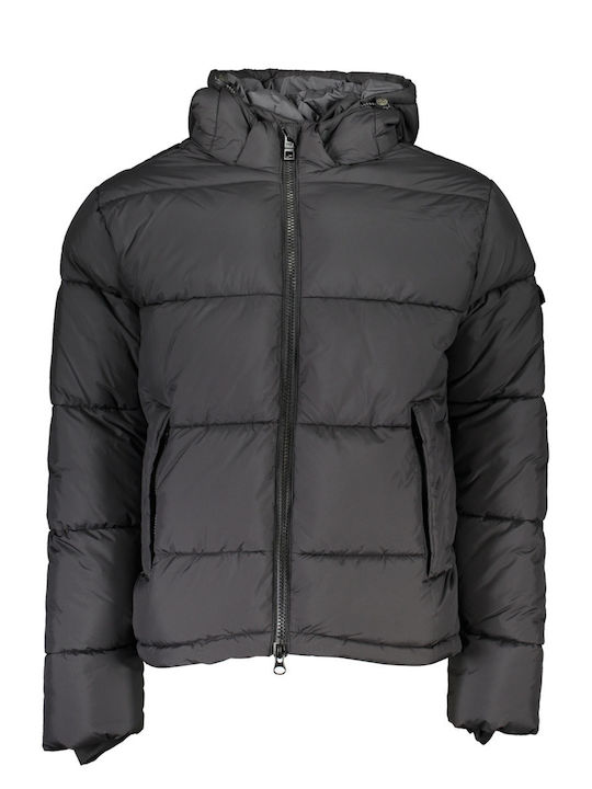 North Sails Men's Winter Puffer Jacket Black