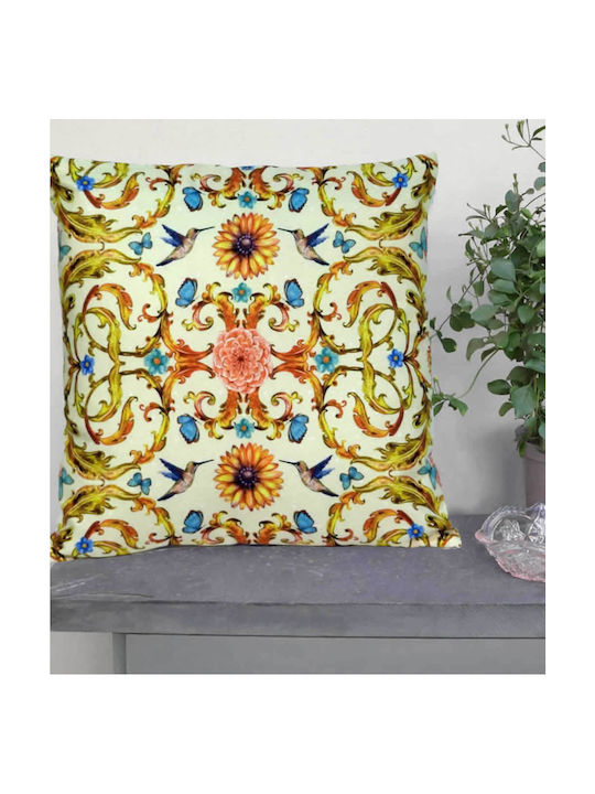 Vasilas Home Zierkissen Crystalia 3038 Ecru 45x45cm