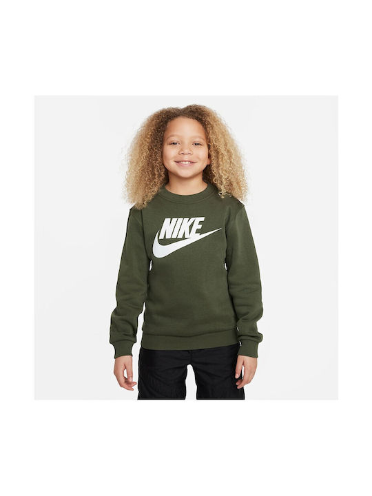 Nike Fleece Παιδικό Φούτερ Πράσινο Club