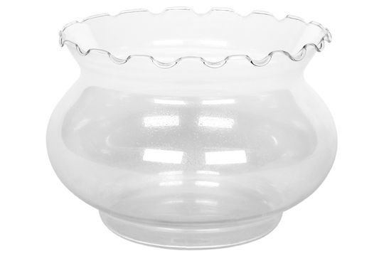 Keskor Dekorative Schüssel Glas Transparent 14x14x9cm 1Stück