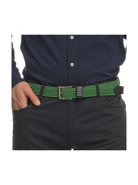 Paul & Shark Men's Knitted Elastic Belt Blue