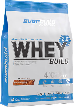 Everbuild Nutriton Build 2.0 Протеин Суроватъчен с Вкус Ванилия 2.3kg