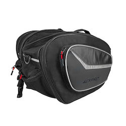 AGVpro Motorcycle Saddle Side Bag Set 58lt in Black Colour