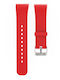 Gummi-Armband Rot