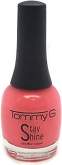 TommyG Stay Shine Glossy Βερνίκι Νυχιών Μακράς Διαρκείας Κοραλί N.32
