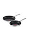 Tefal Duetto+ Pans Set of Aluminum with Non-stick Coating Silver 2pcs