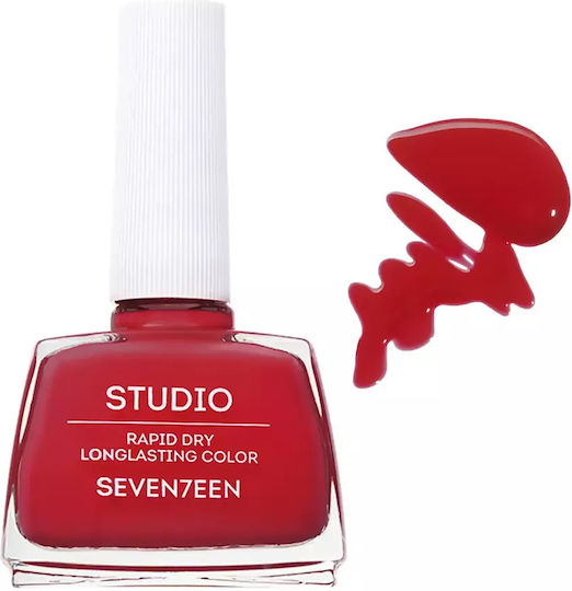 Seventeen Studio Rapid Dry Lasting Color Glossy Βερνίκι Νυχιών Μακράς Διαρκείας Quick Dry No. 242 12ml