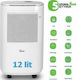 Fluo Aetheria Dehumidifier with Compressor and Ionizer 12lt