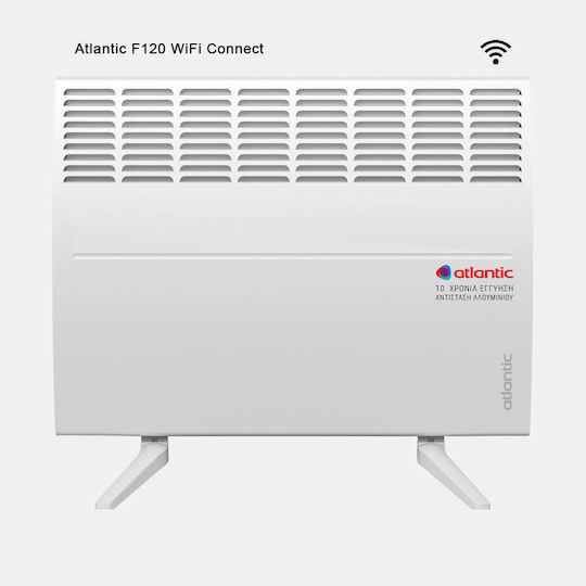 Atlantic F120 Convector Heater Wall 2000W with Electronic Thermostat and WiFi 76.1x46.1cm White