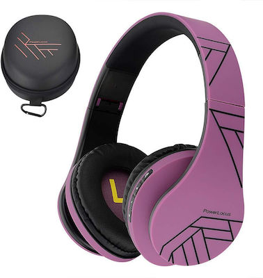 PowerLocus P2 Wireless/Wired Over Ear Headphones Black / Purple